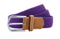 Eliza T Woven Belt - Perfect Purple